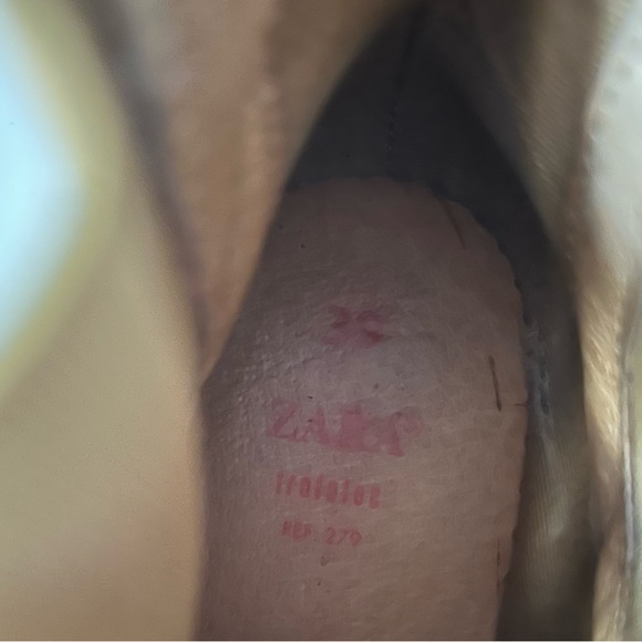 ZARA red leather ankle boots EU 39 - Picture 10 of 12